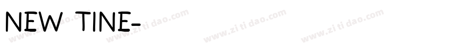 NEW TINE字体转换